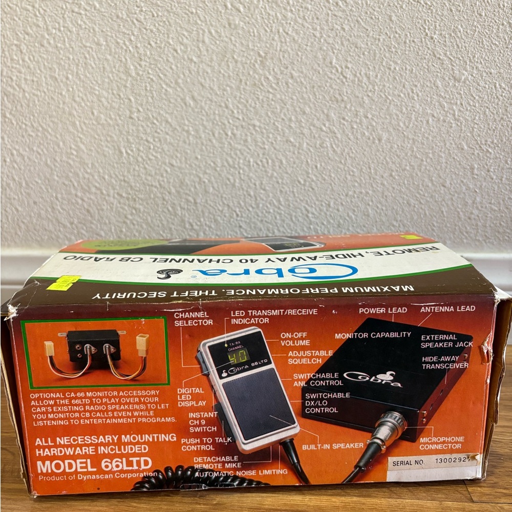Cobra Remote Hide-Away CB Radio - Picture 3 of 6